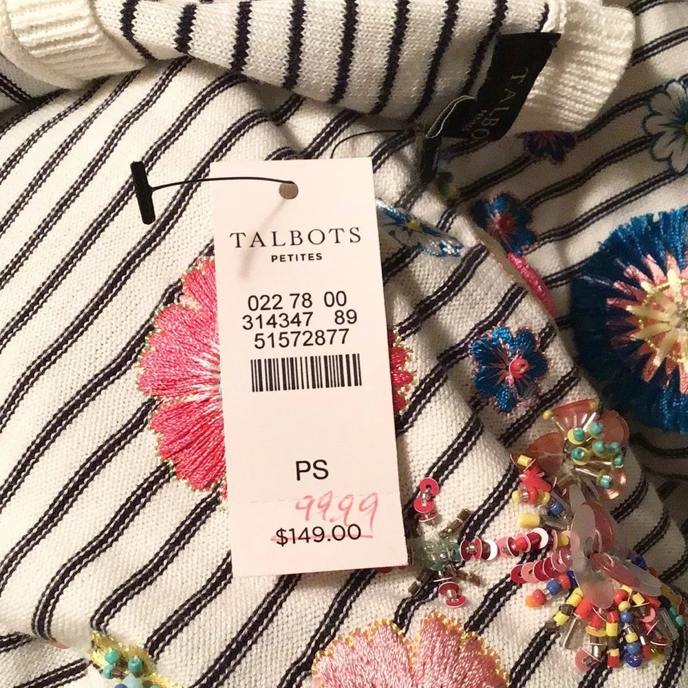 Talbots floral row